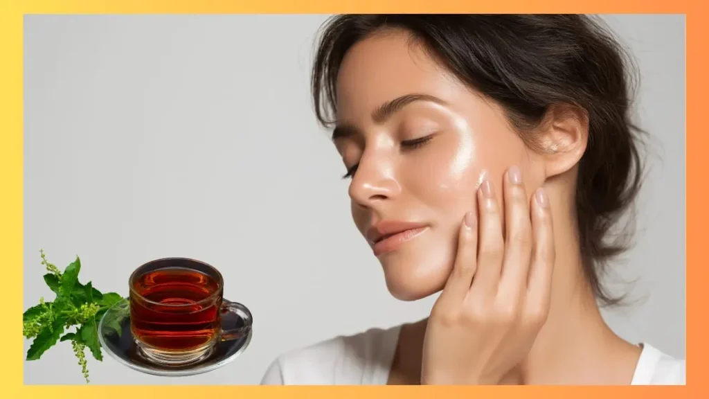 tulsi tea- skin glowing