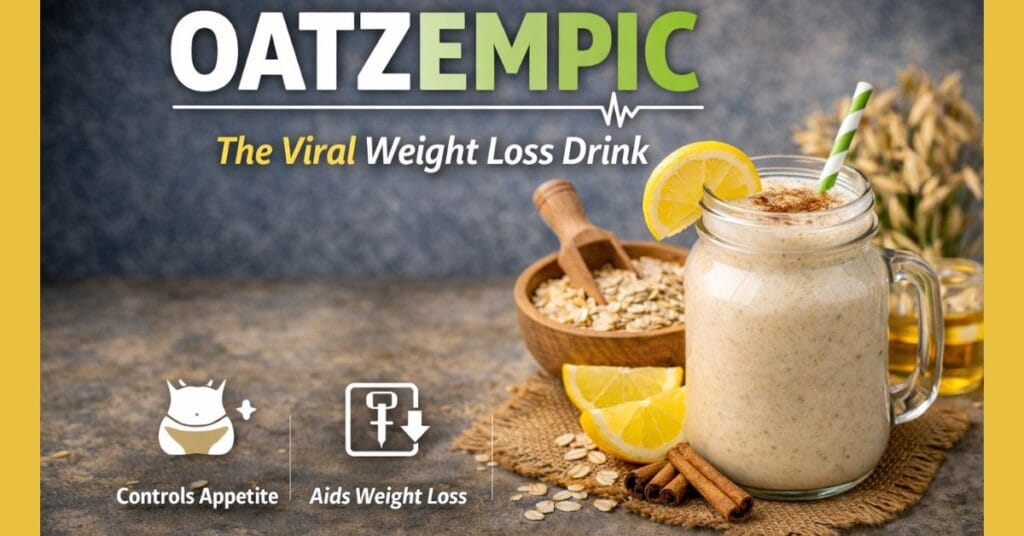 Oatzempic ड्रिंक – ओट्स से बना हेल्दी वेट लॉस ड्रिंक, जो भूख को कंट्रोल करने और वजन घटाने में मदद करता है