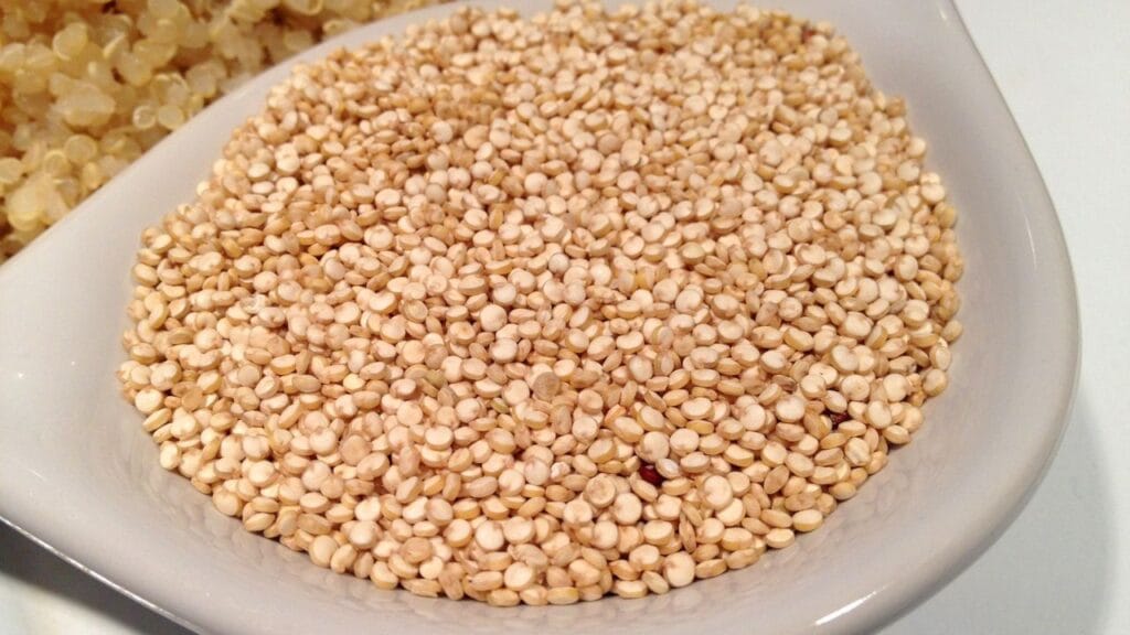 किनोआ के बीज (Quinoa Seeds) का क्लोज़अप, हेल्दी सुपरफूड