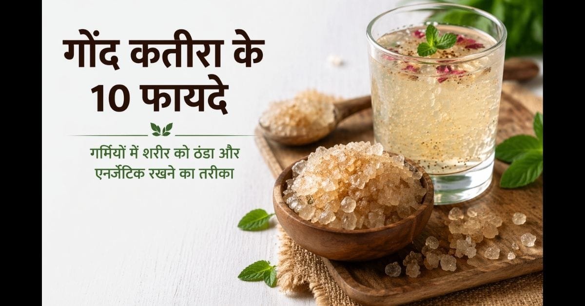 गोंद कतीरा के 10 जबरदस्त फायदे: गर्मियों में शरीर को ठंडक देने का नेचुरल उपाय